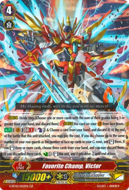 Favorite Champ, Victor (G-BT10/002EN) [Raging Clash of the Blade Fangs]