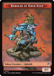 Kobolds of Kher Keep // Map Double-Sided Token [Reality Fracture Commander Tokens]