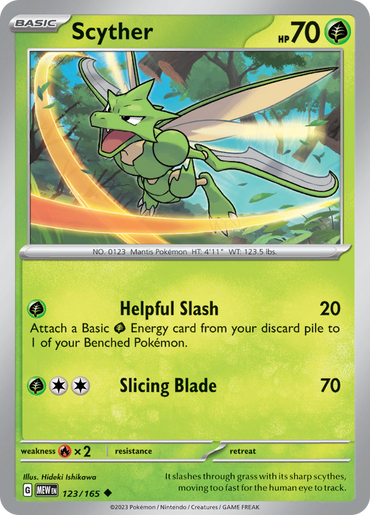 Scyther (123/165) [Scarlet & Violet: 151]