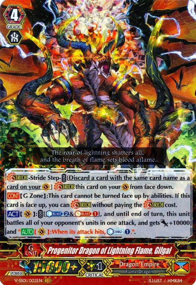 Progenitor Dragon of Lightning Flame, Gilgal (V-SS01/002EN) [Premium Collection 2019]