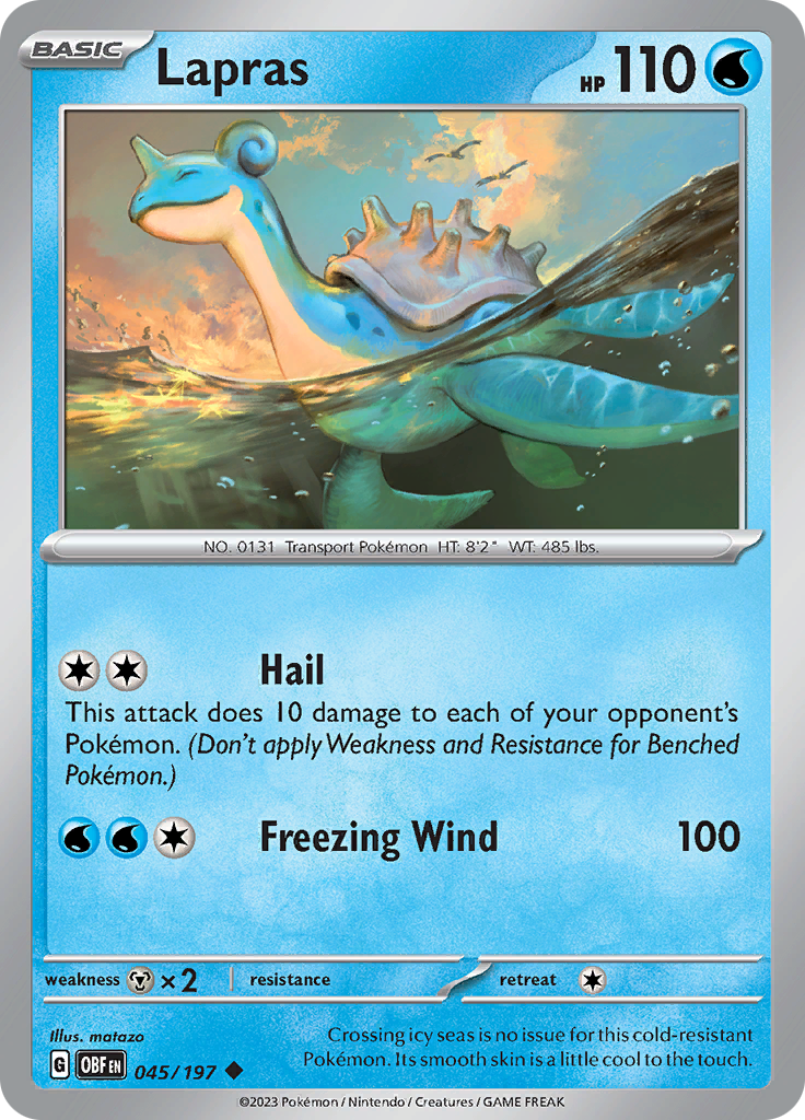 Lapras (045/197) [Scarlet & Violet: Obsidian Flames]