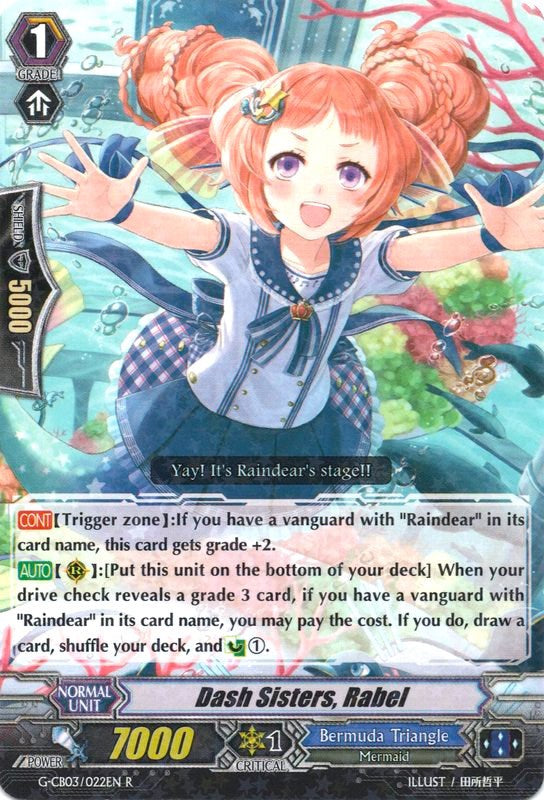 Dash Sisters, Rabel (G-CB03/022EN) [Blessing of Divas]