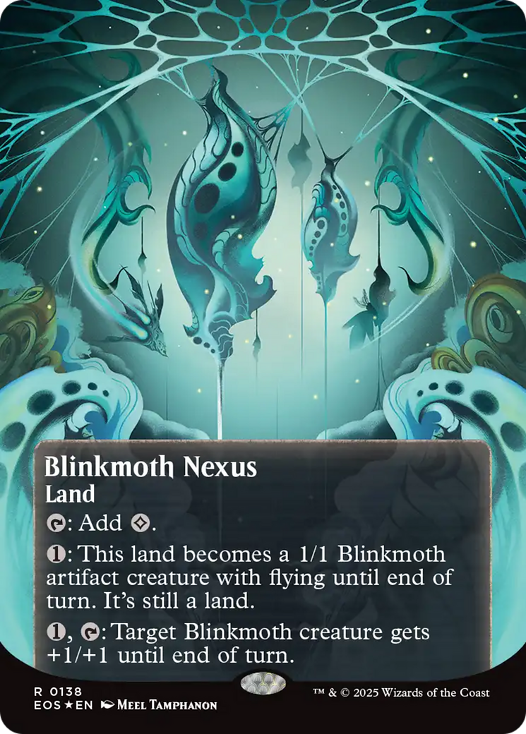 Blinkmoth Nexus (0138) (Borderless) (Galaxy Foil) [Edge of Eternities: Stellar Sights]