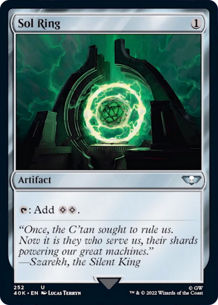 Sol Ring (252) (Surge Foil) [Universes Beyond: Warhammer 40,000]