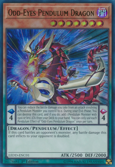 Odd-Eyes Pendulum Dragon [LEDD-ENC01] Ultra Rare