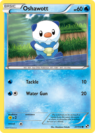 Oshawott (27/114) [Black & White: Base Set]