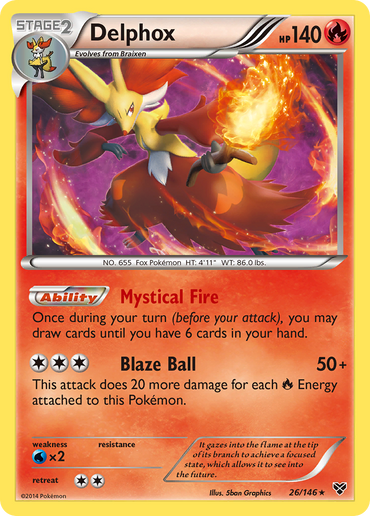 Delphox (26/146) [XY: Base Set]