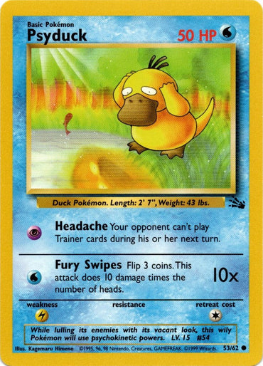 Psyduck (53/62) [Fossil Unlimited]