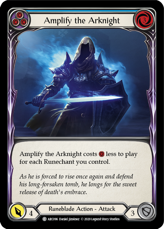 Amplify the Arknight (Blue) [U-ARC096] (Arcane Rising Unlimited)  Unlimited Normal