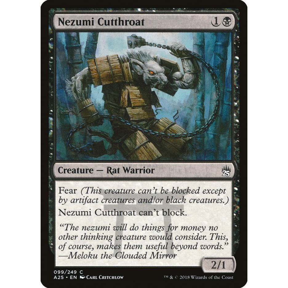 Nezumi Cutthroat [Masters 25] - Tistaminis