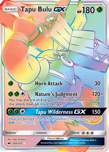 Tapu Bulu GX (149/147) [Sun & Moon: Burning Shadows]