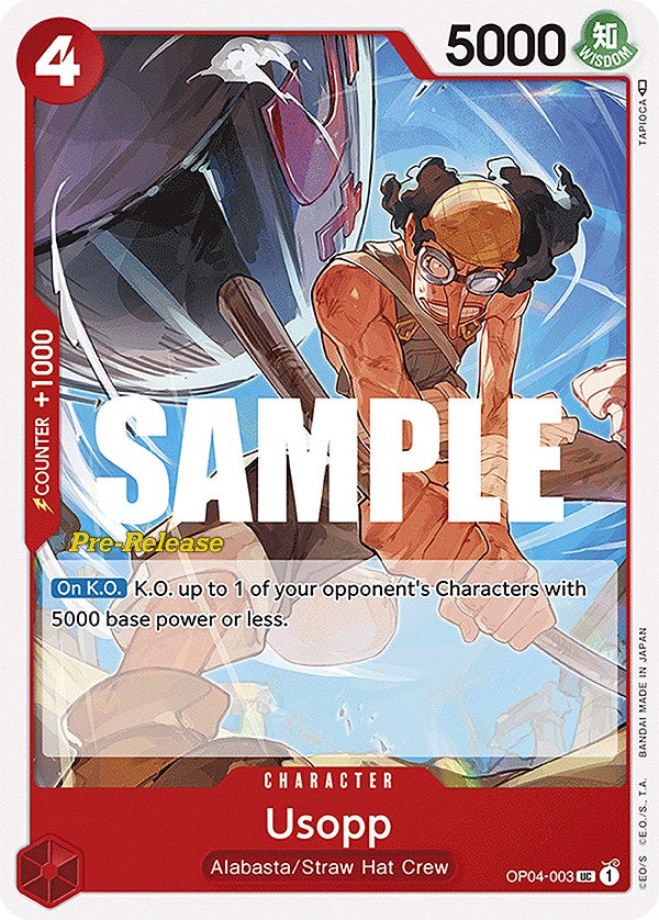 Usopp [Kingdoms of Intrigue Pre-Release Cards]