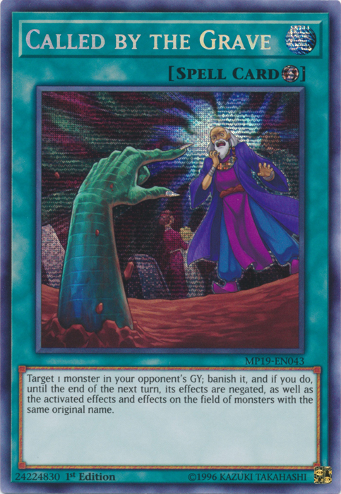 Called by the Grave [MP19-EN043] Prismatic Secret Rare