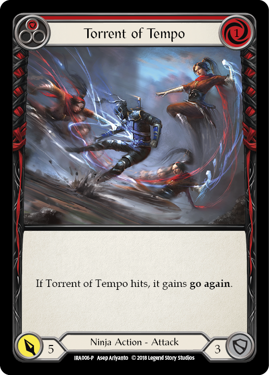 Torrent of Tempo [IRA006-P] (Ira Welcome Deck)  1st Edition Normal