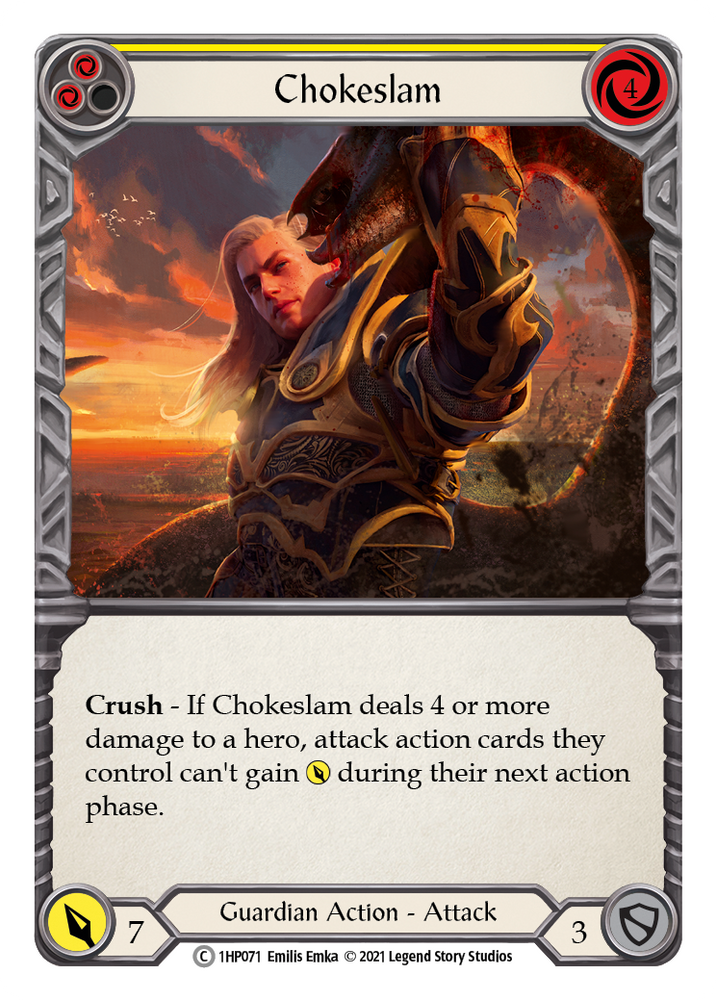 Chokeslam (Yellow) [1HP071] (History Pack 1)