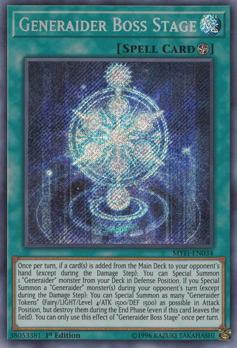 Generaider Boss Stage [MYFI-EN034] Secret Rare