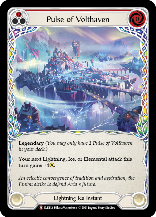 Pulse of Volthaven [U-ELE112] (Tales of Aria Unlimited)  Unlimited Rainbow Foil