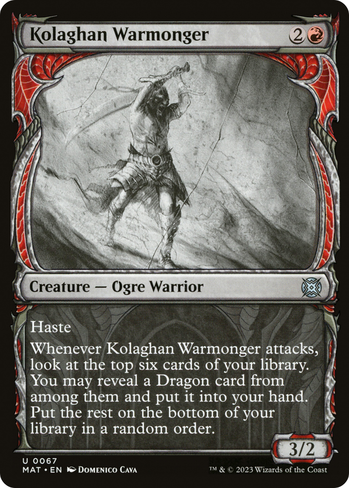 Kolaghan Warmonger (Showcase) [March of the Machine: The Aftermath]