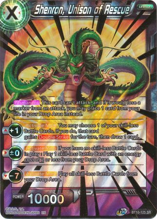 dragon ball super card game rise of the unison warrior Shenron, Unison of Rescue (BT10-125) [Rise of the Unison Warrior]