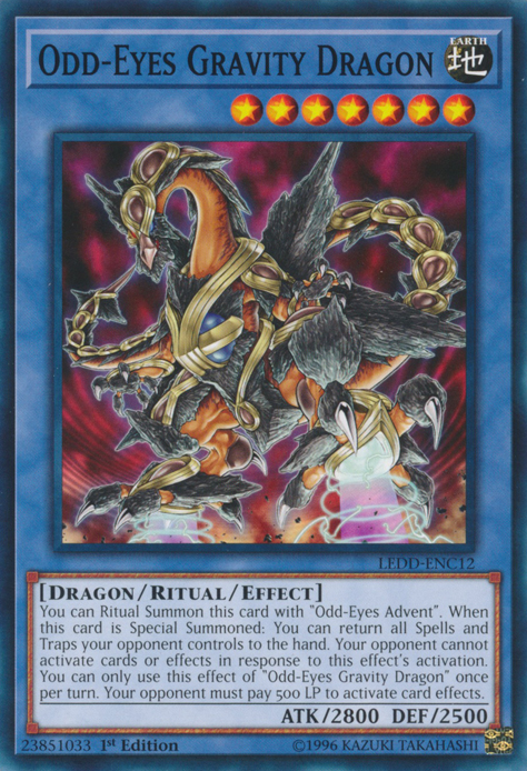 Odd-Eyes Gravity Dragon [LEDD-ENC12] Common