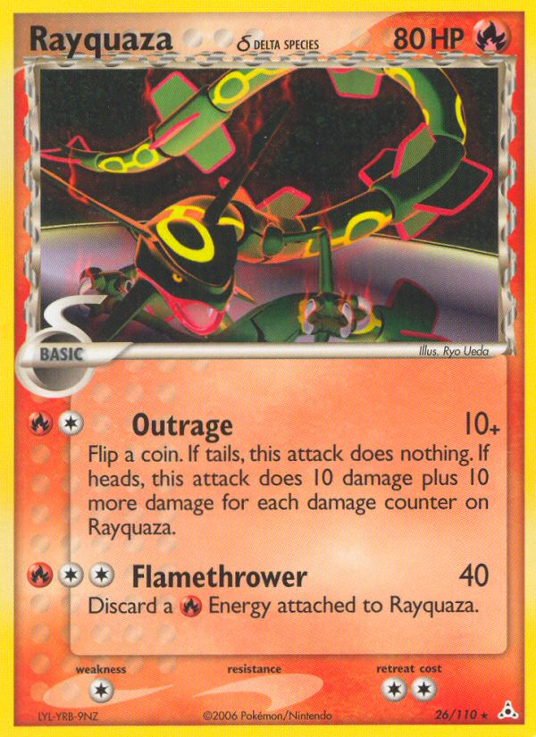 Rayquaza (26/110) (Delta Species) [EX: Holon Phantoms]