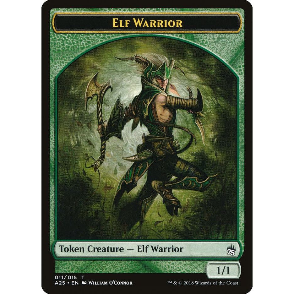 Elf Warrior [Masters 25 Tokens] - Tistaminis