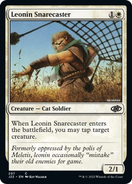 Leonin Snarecaster [Jumpstart 2022]