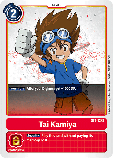 Tai Kamiya [ST1-12] [Starter Deck: Gaia Red]