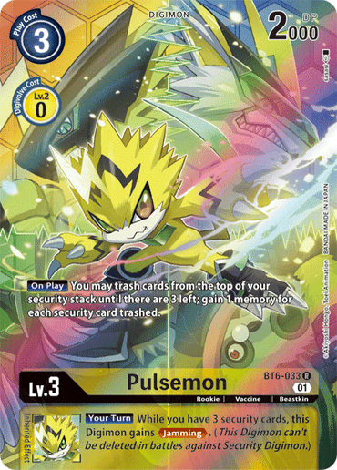 Pulsemon [BT6-033] (Alternate Art) [Double Diamond]