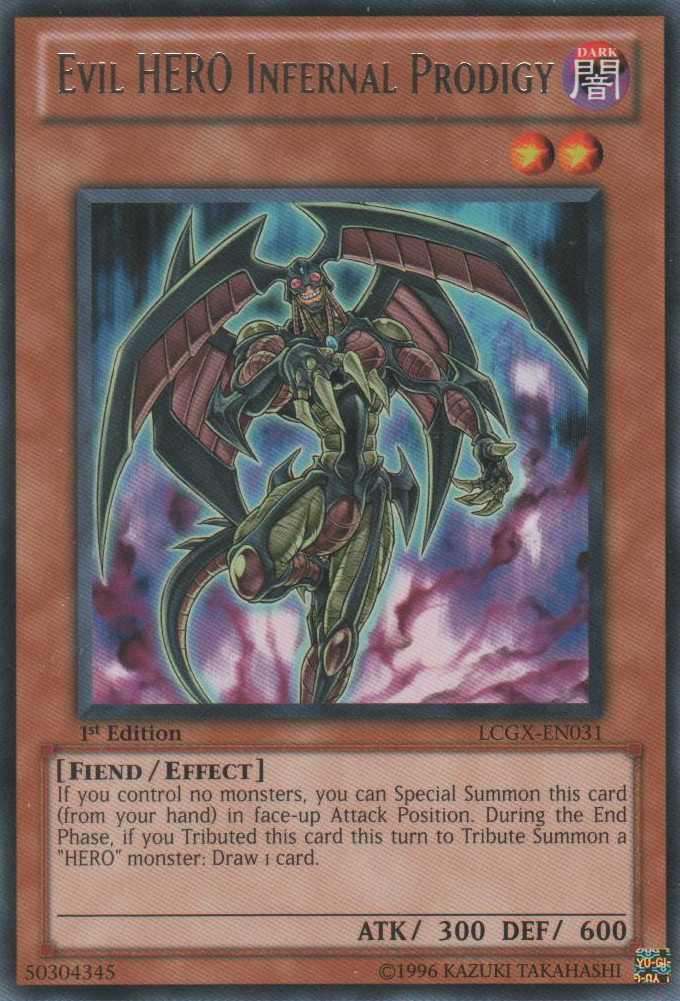 Evil HERO Infernal Prodigy [LCGX-EN031] Rare