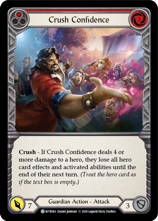 Crush Confidence (Red) [U-WTR063] (Welcome to Rathe Unlimited)  Unlimited Normal