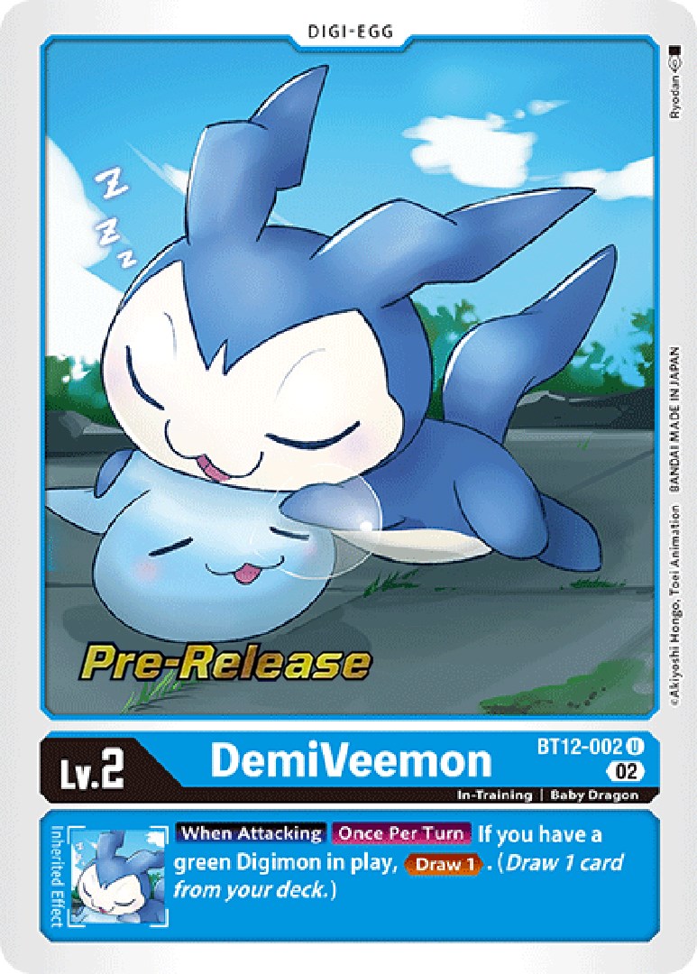 DemiVeemon [BT12-002] [Across Time Pre-Release Cards]