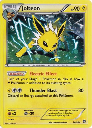 Jolteon (26/98) (Cosmos Holo) [XY: Ancient Origins]