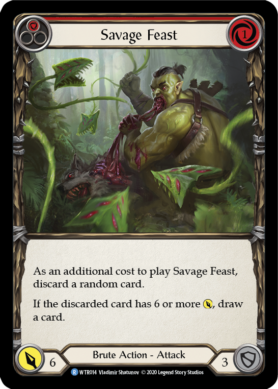 Savage Feast (Red) [U-WTR014] (Welcome to Rathe Unlimited)  Unlimited Normal