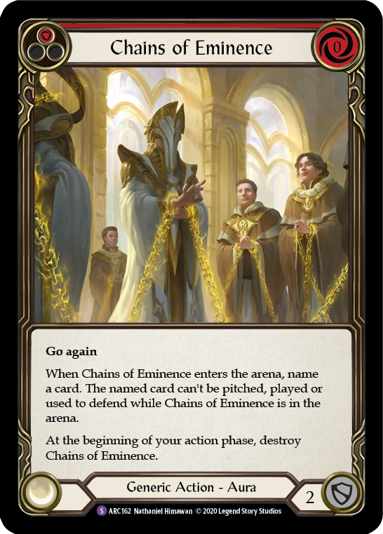Chains of Eminence [U-ARC162] (Arcane Rising Unlimited)  Unlimited Rainbow Foil