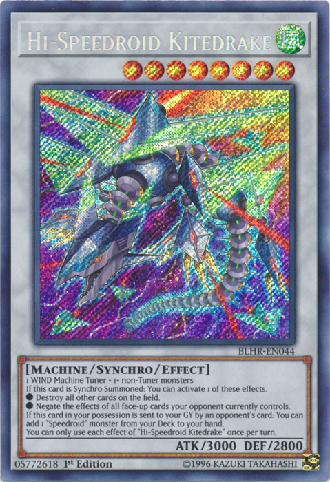 Hi-Speedroid Kitedrake [BLHR-EN044] Secret Rare